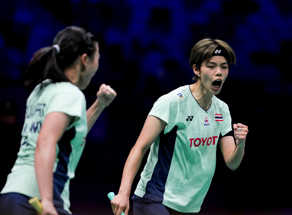 印度羽毛球队爆冷泰国羽毛球队，辛杜送出助攻